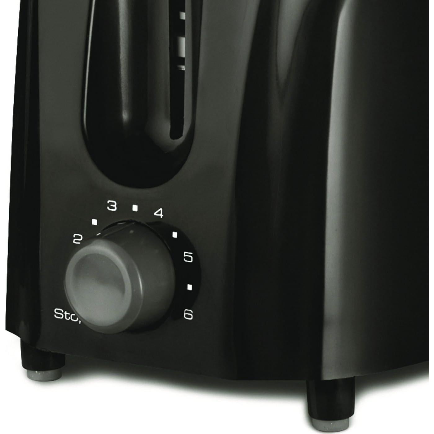 Tostadora Brentwood TS-260B 2 Rebanadas Tacto Frío Negra