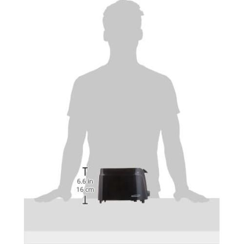 Tostadora Brentwood TS-260B 2 Rebanadas Tacto Frío Negra