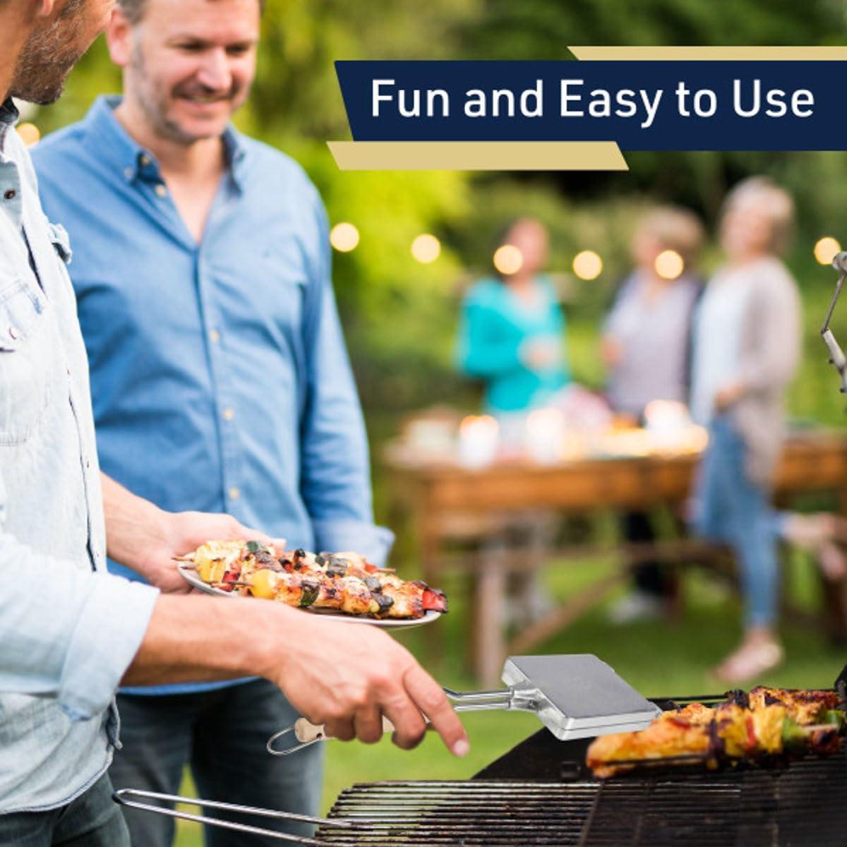 Prensa de Sándwich Caliente Kings County Tools - Aluminio 25.4x11.4cm