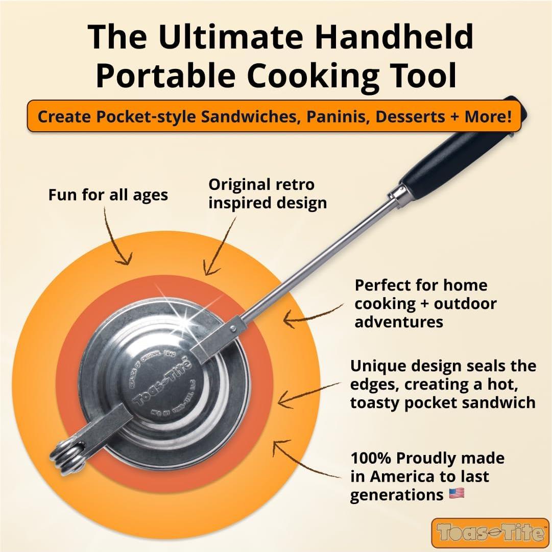 Hierro para Sándwiches Toas-Tite - Aluminio 39.4 cm - Manual