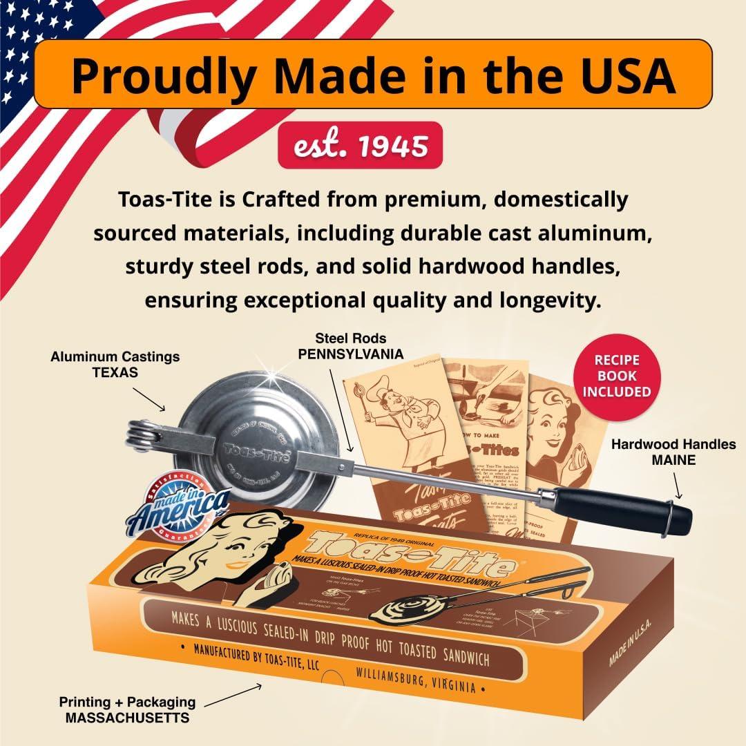 Hierro para Sándwiches Toas-Tite - Aluminio 39.4 cm - Manual