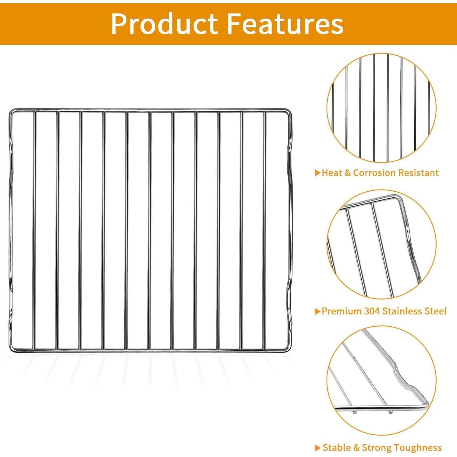 Rejilla para freidora de aire Ninja SP151 34x30 cm acero inoxidable