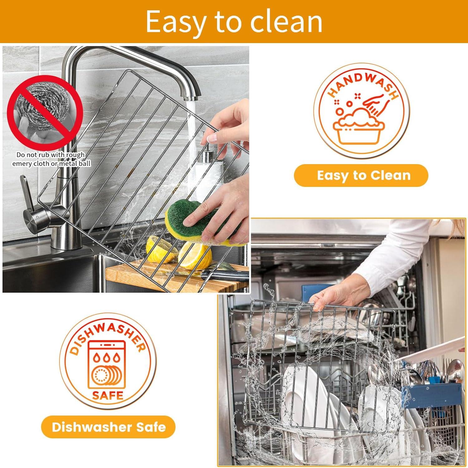 Rejilla para freidora de aire Ninja SP151 34x30 cm acero inoxidable