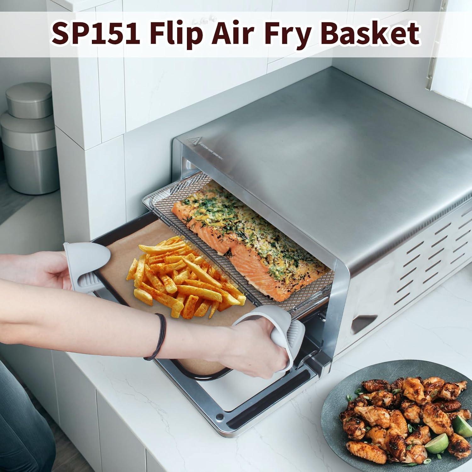 Kit de Accesorios para Freidora de Aire Ninja SP151 - 1 Cesta, 100 Papeles Pergamino y Guantes