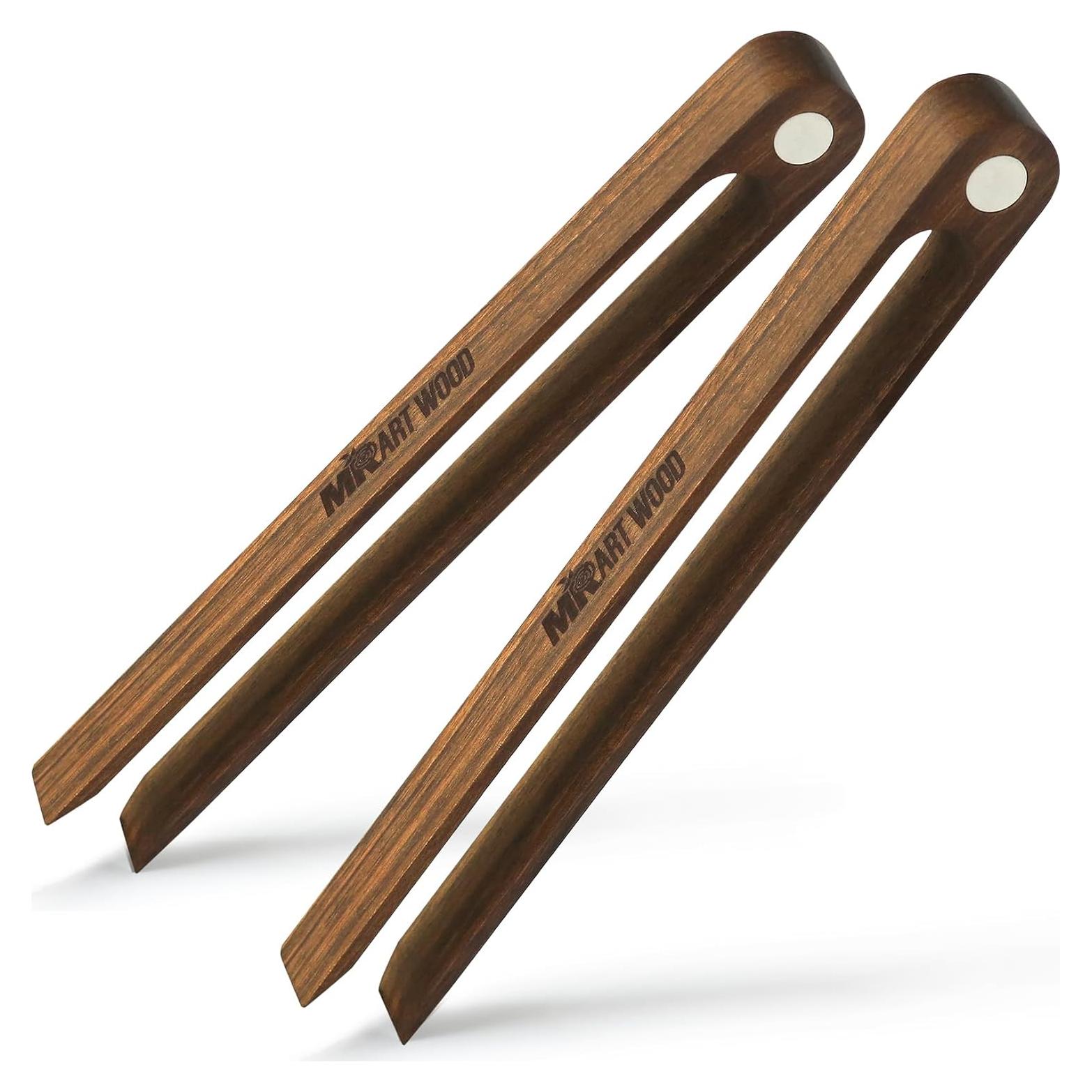 Pinzas Magnéticas de Madera de Nogal Mr.Art Wood - 22 cm