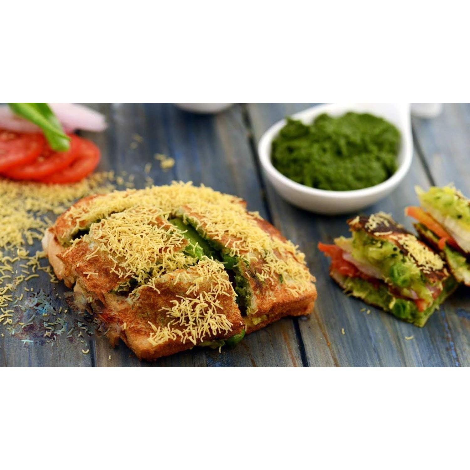 Tostadora de Sándwich de Gas YADNESH Antiadherente 39.37cm