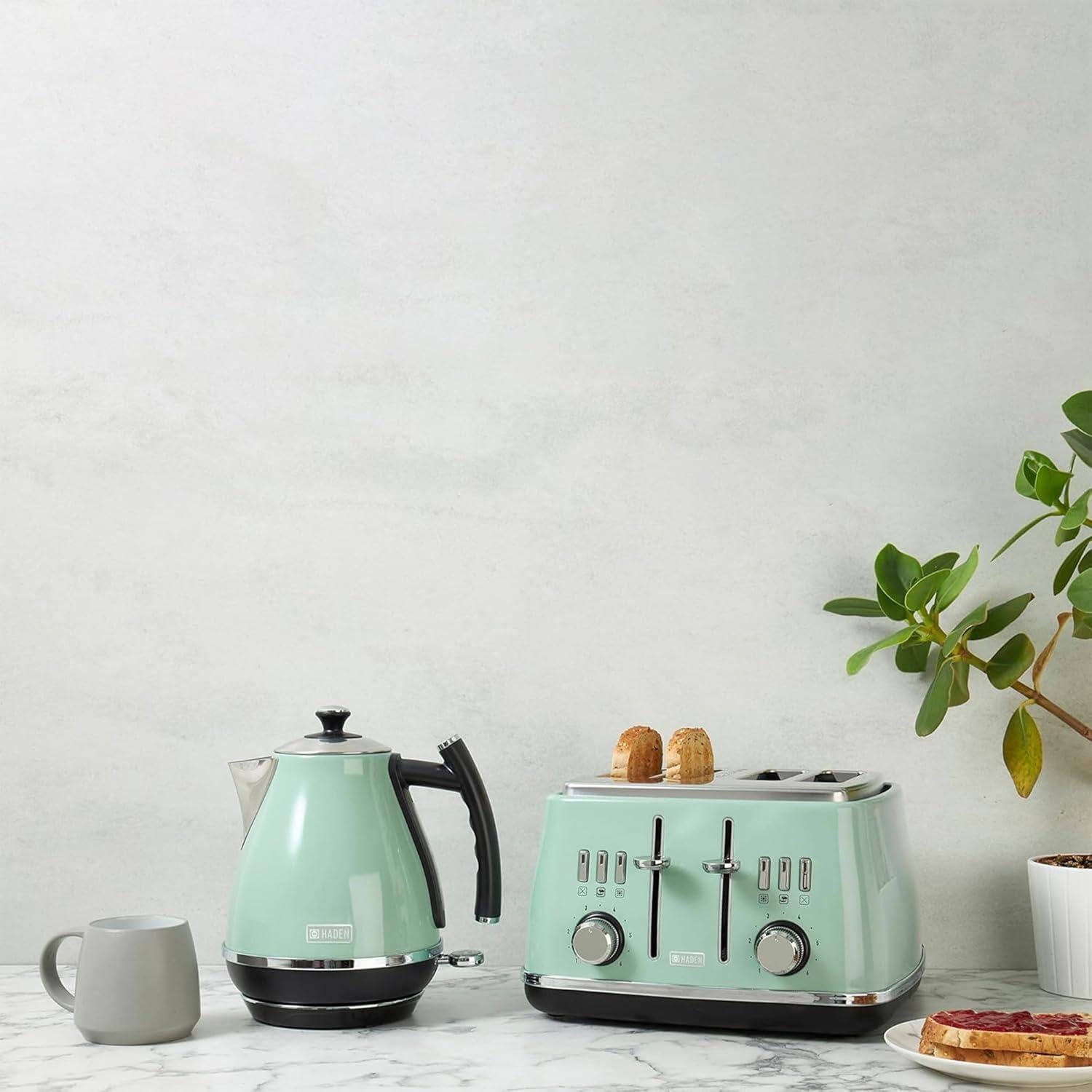 Tostadora Haden Cotswold 4 Rebanadas Salvia con Ranura Ancha