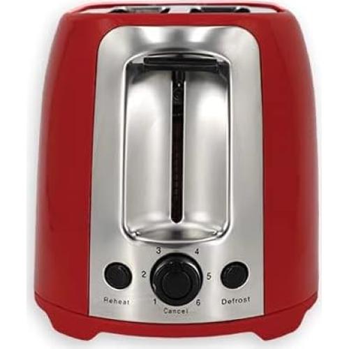Tostadora EUROSTAR ET751R 2 Rebanadas Toque Frío Roja