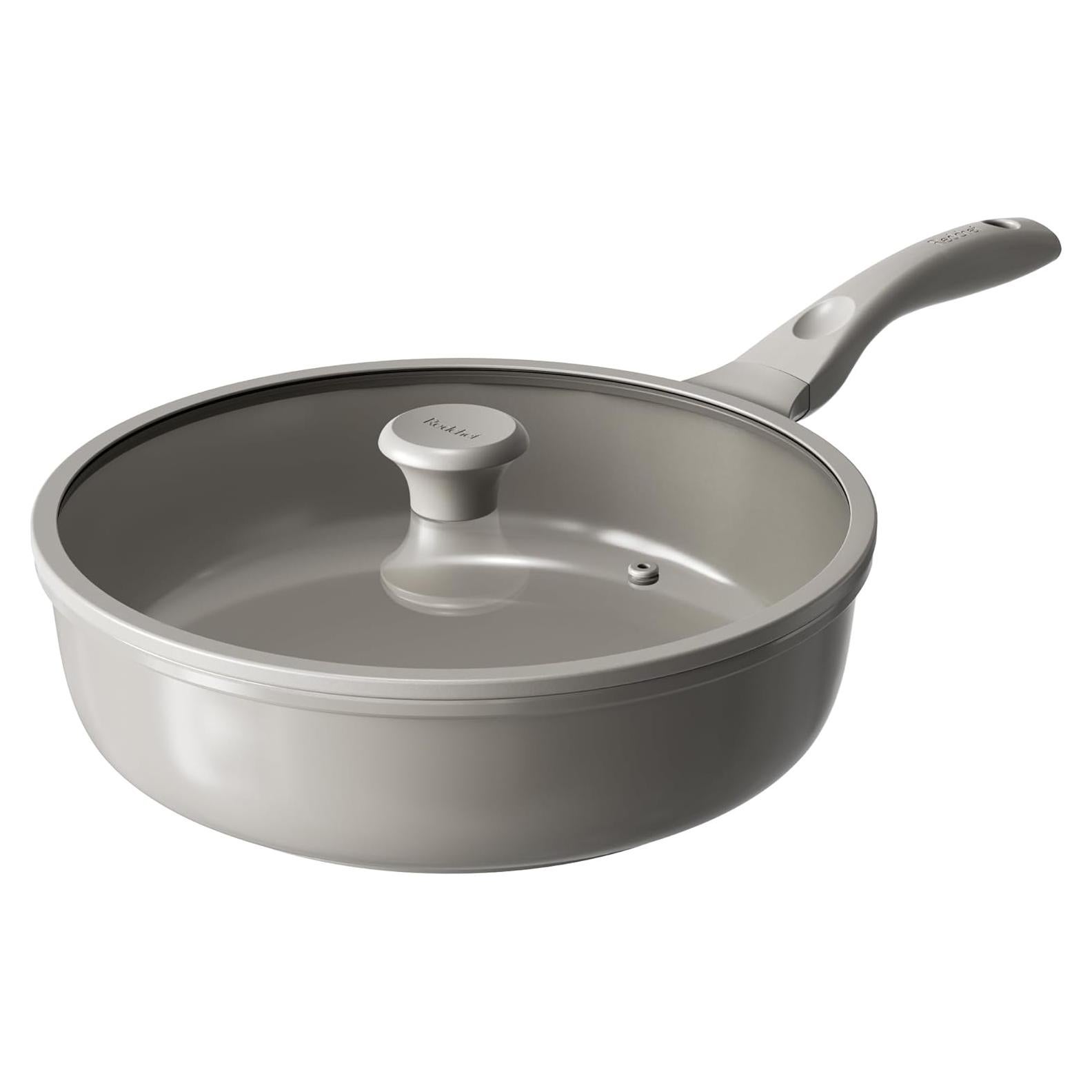 Sartén Antiadherente Grande Redchef 30.48cm con Tapa de Vidrio