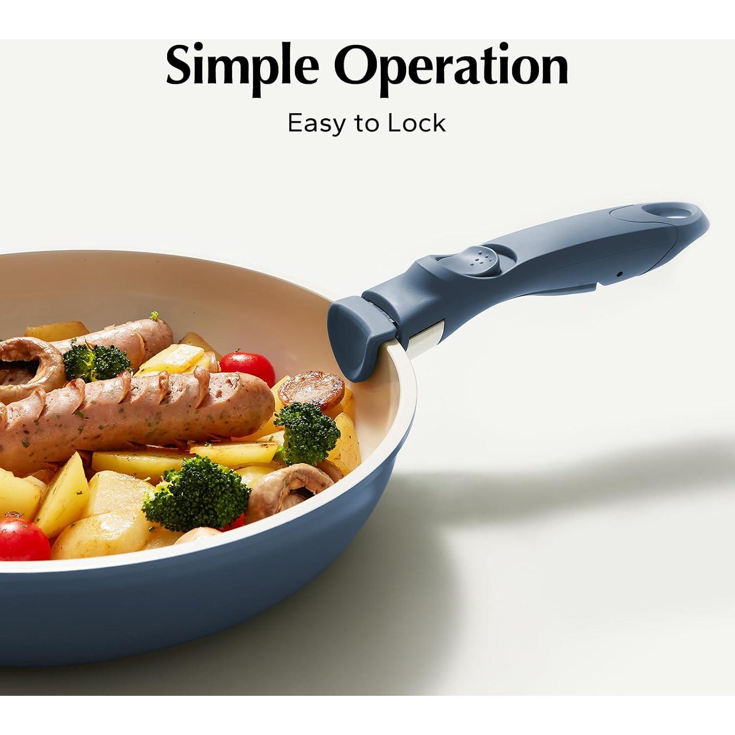 Juego de Ollas y Sartenes Cerámica Redchef 17 Piezas Antiadherente