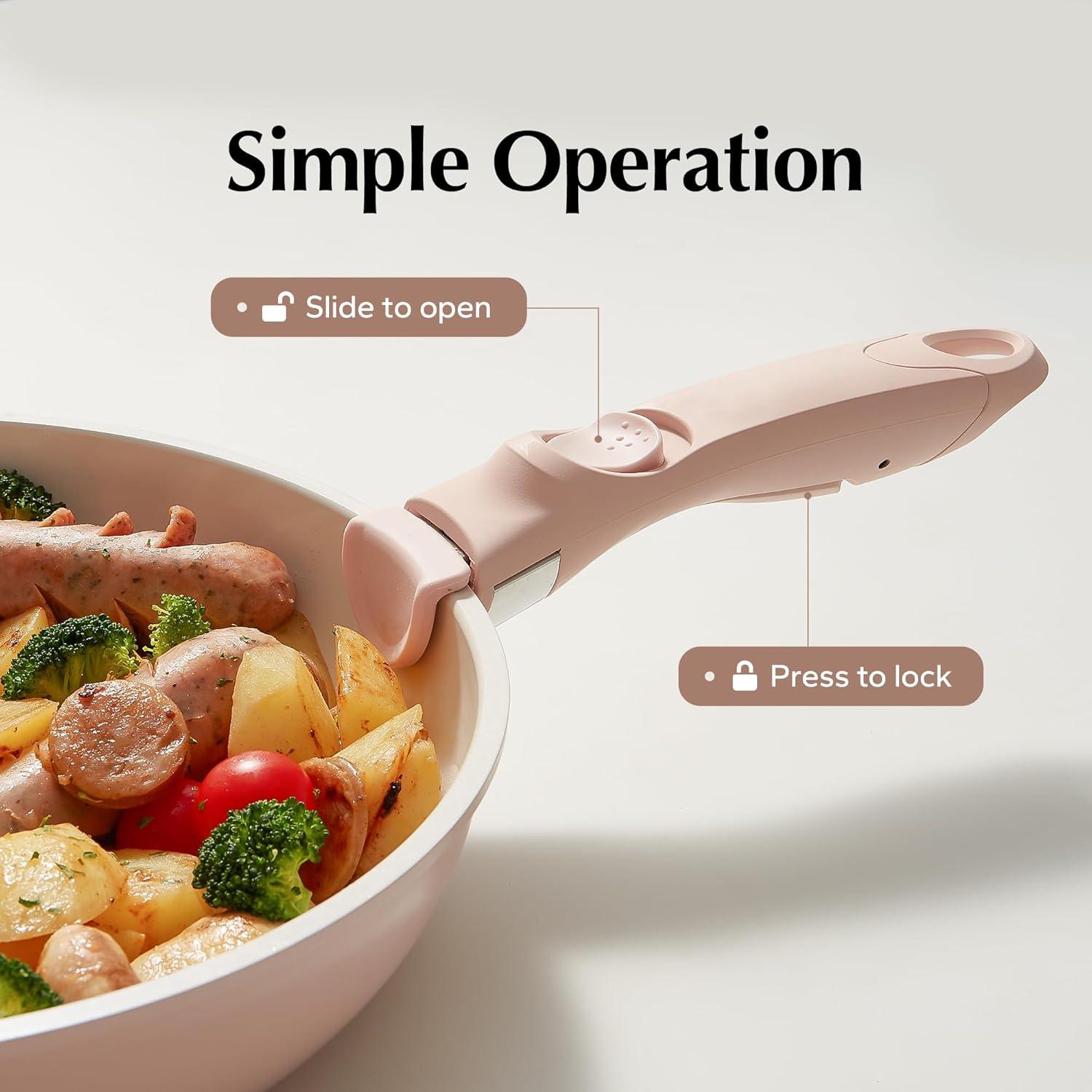 Juego de Ollas y Sartenes Redchef 17 Piezas Cerámica Antiadherente