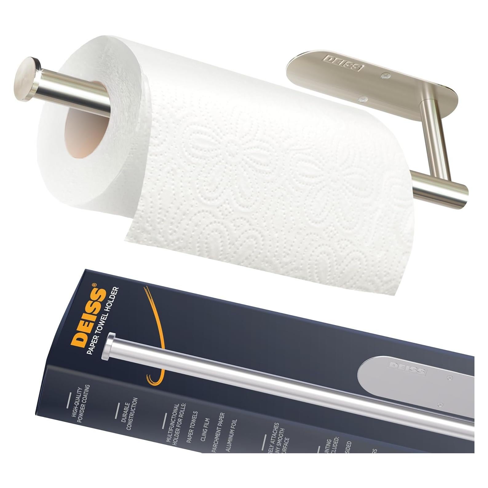 Soporte para Toallas de Papel Deiss PRO - Acero Inoxidable 34.3cm