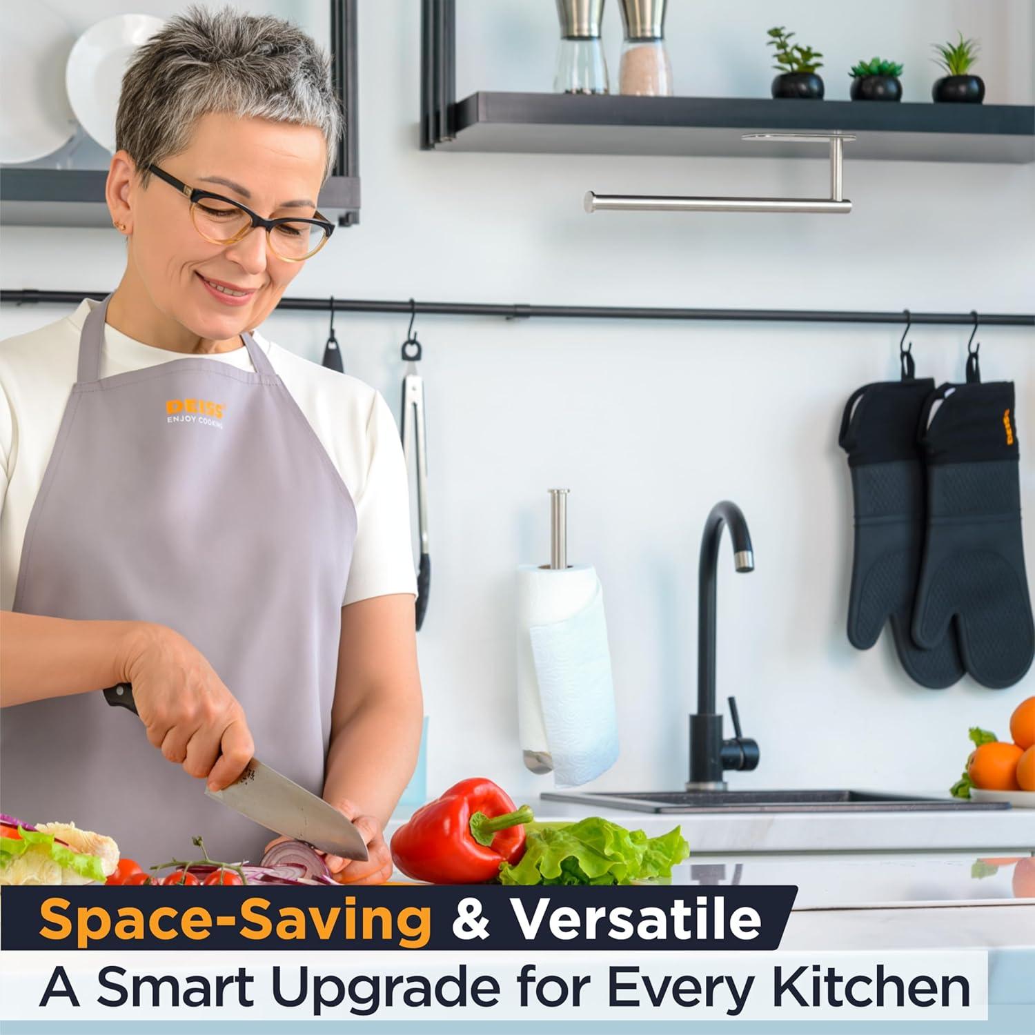 Soporte para Toallas de Papel Deiss PRO - Acero Inoxidable 34.3cm