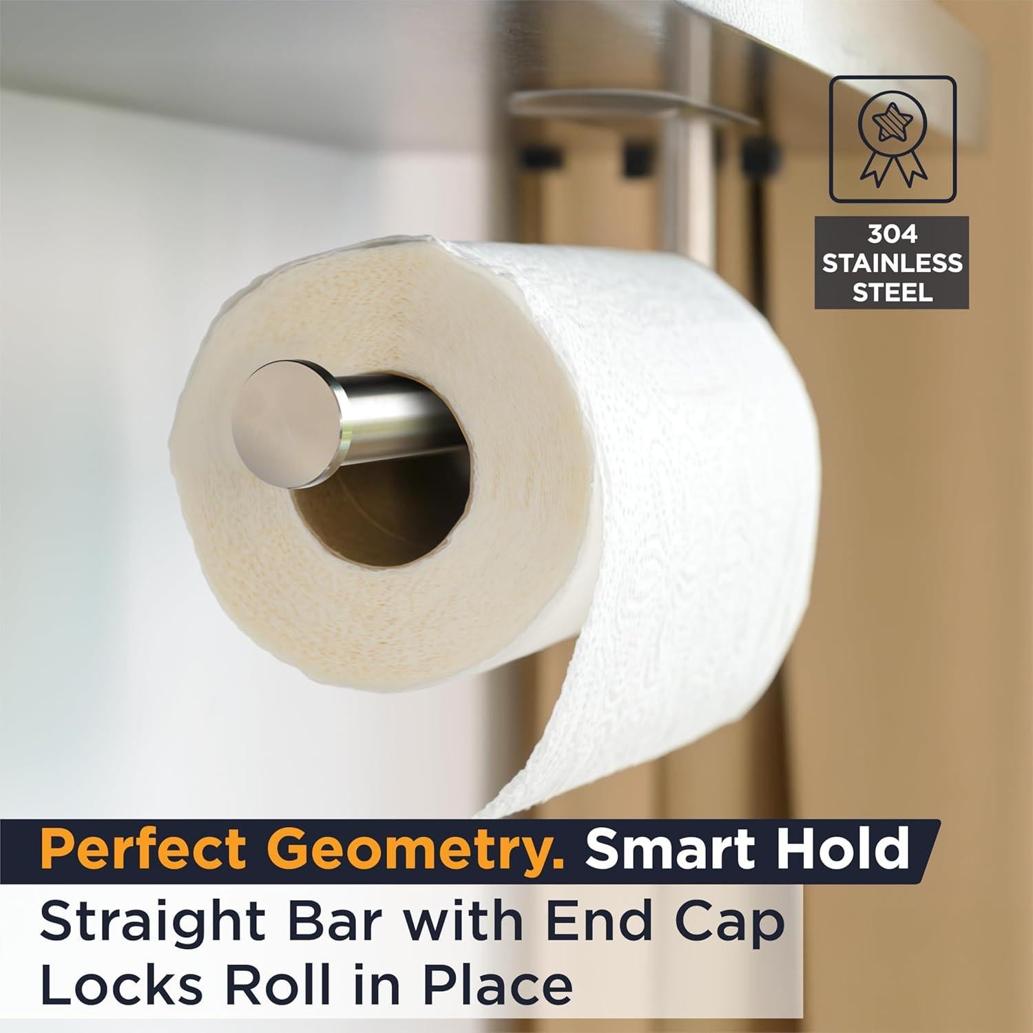 Soporte para Toallas de Papel Deiss PRO - Acero Inoxidable 34.3cm