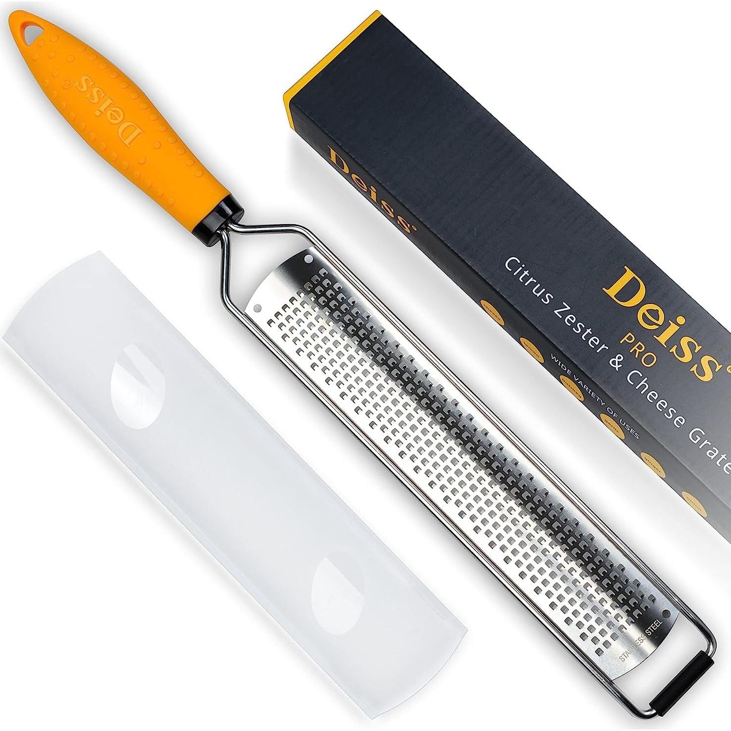 Rallador de Queso y Limón Deiss PRO + Cucharas Medidoras Inox