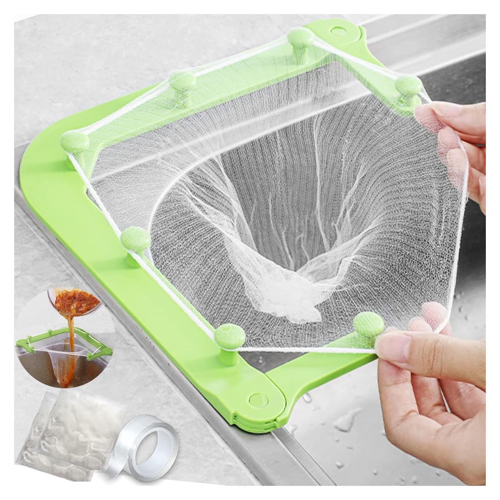 Colador de Fregadero JGFJGF Triangular Ajustable con 100 Bolsas