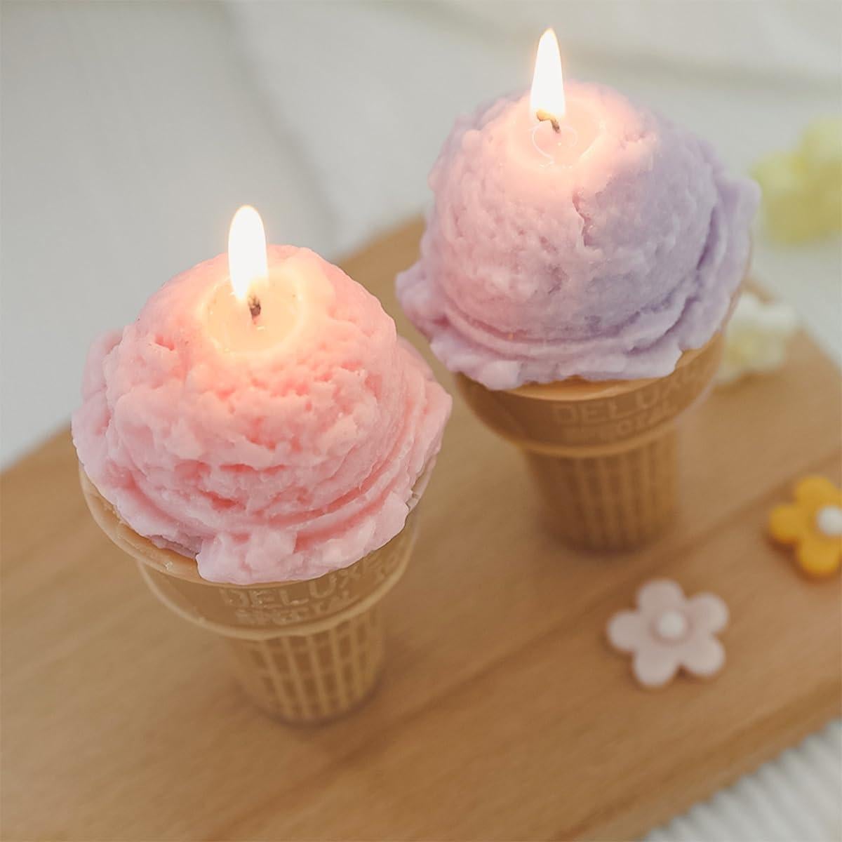 Moldes de Silicona 3D para Helado y Jabón AddLotLot - 3 Piezas