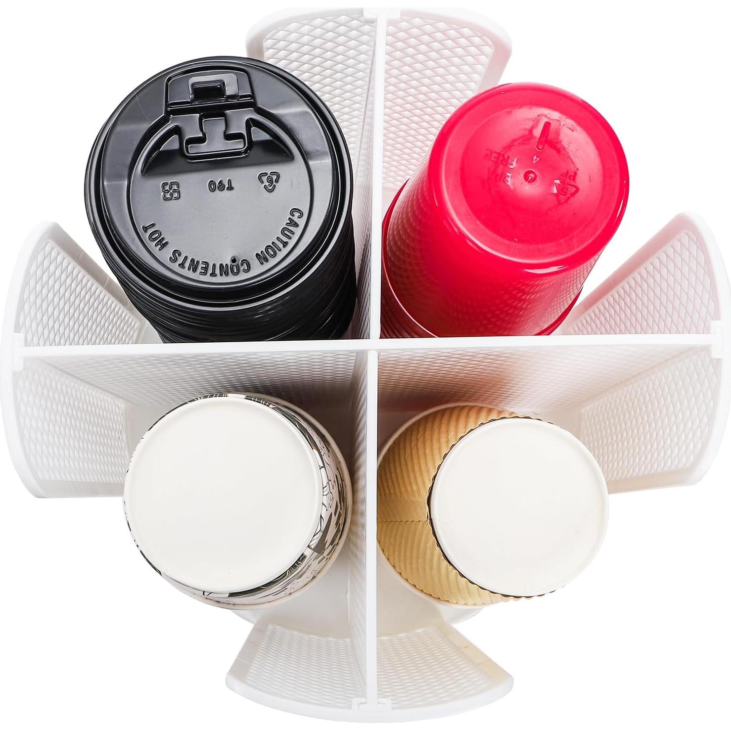 Soporte para Vasos de Papel Eorbow - 2 Paquetes, 4 Compartimentos