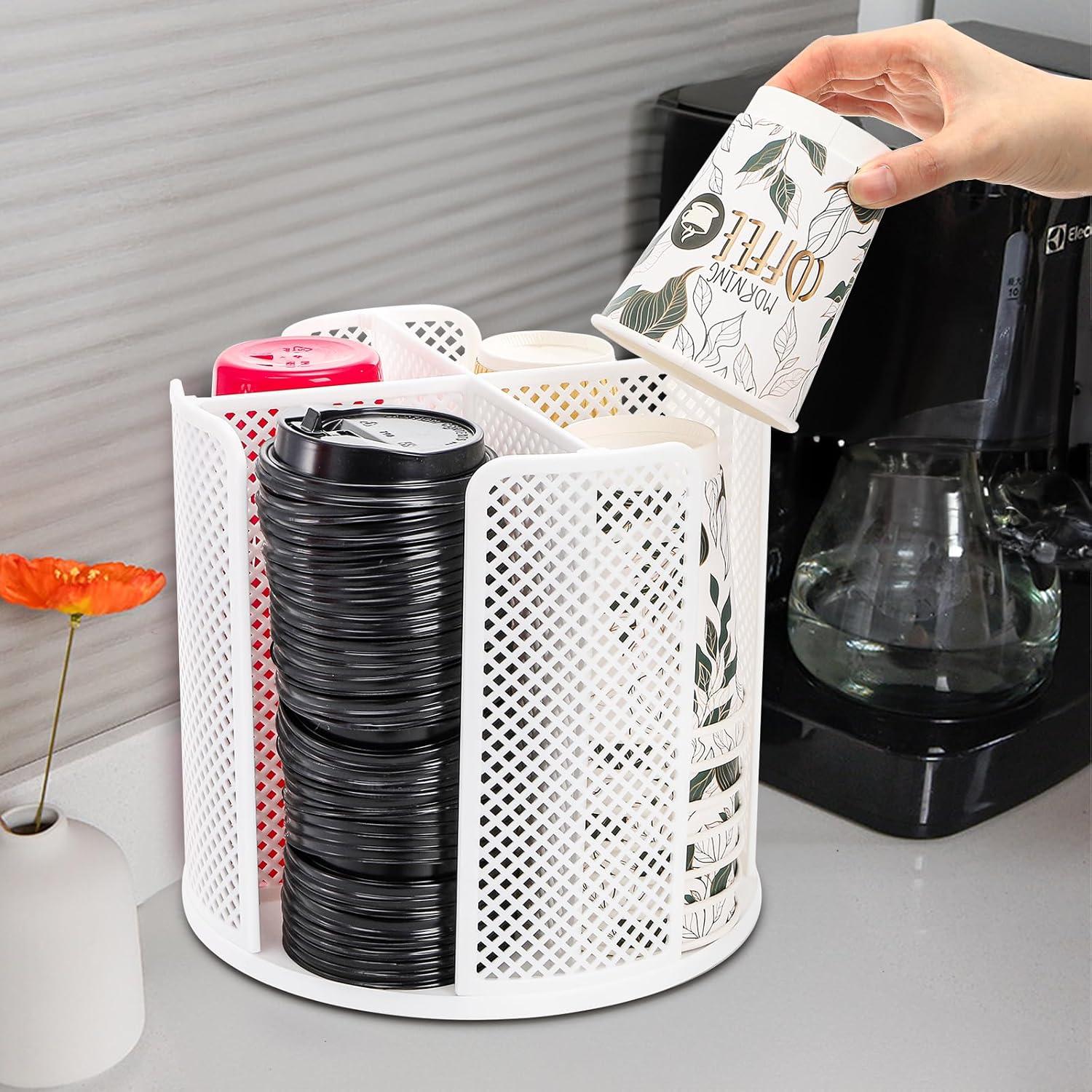 Soporte para Vasos de Papel Eorbow - 2 Paquetes, 4 Compartimentos