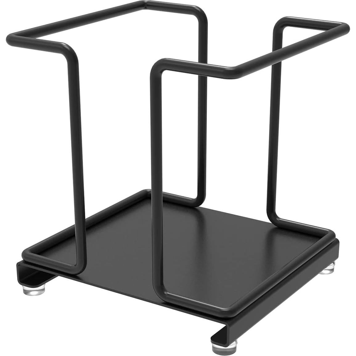 Dispensador de Tazas de Papel Adorila Metal Negro 10cm Antideslizante