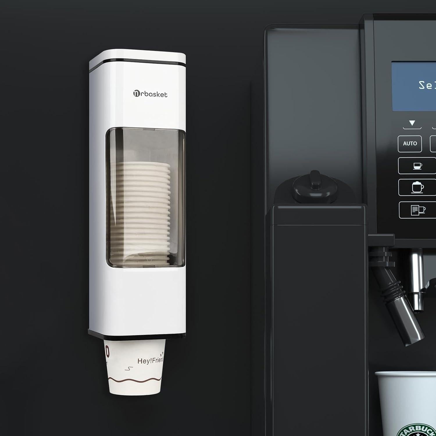 Dispensador de Tazas de Papel Magnético Penwlled Blanco 29.46 cm