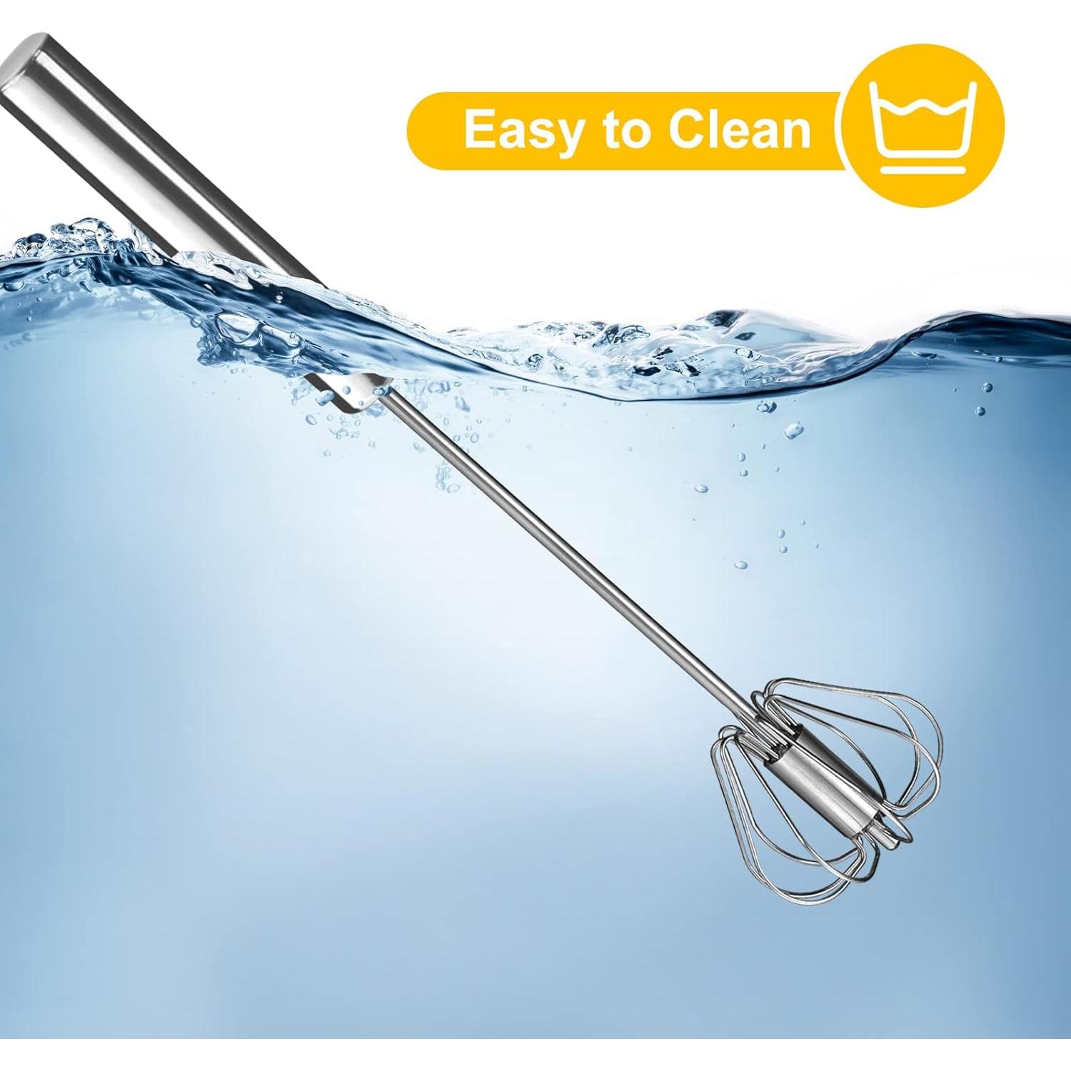 Batidor de Huevos Manual JLiup Acero Inoxidable 35.56 cm