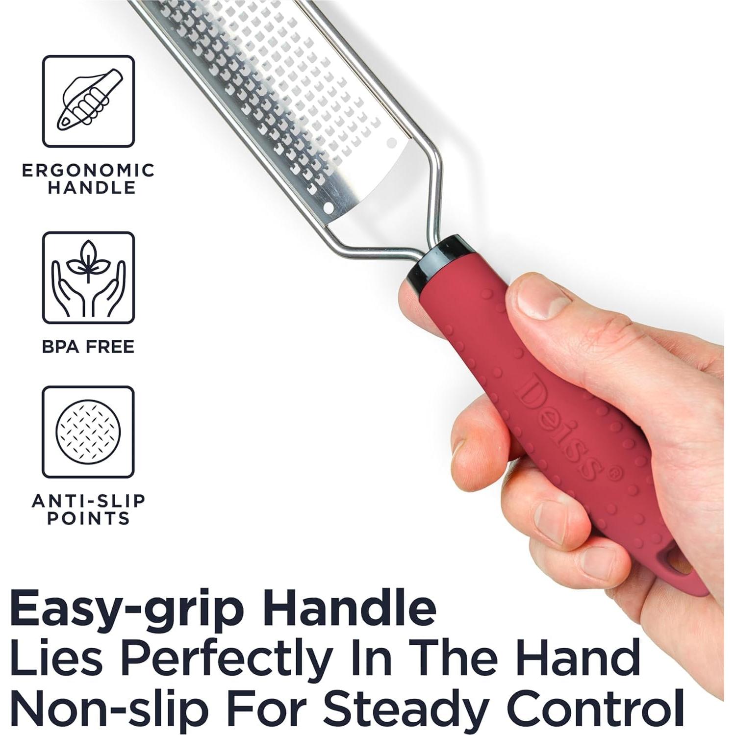 Rallador de Limón y Queso Deiss PRO Acero Inoxidable