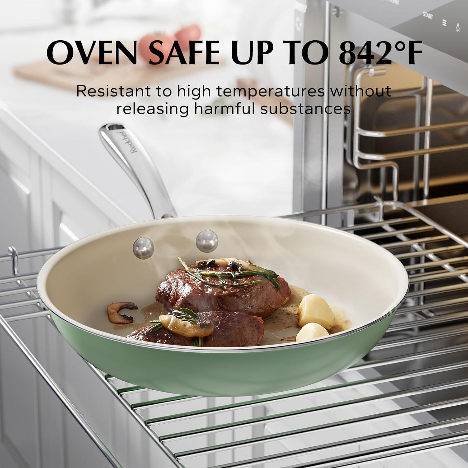 Juego de Sartenes Antiadherentes Redchef 3 Piezas Cerámica 20-28 cm