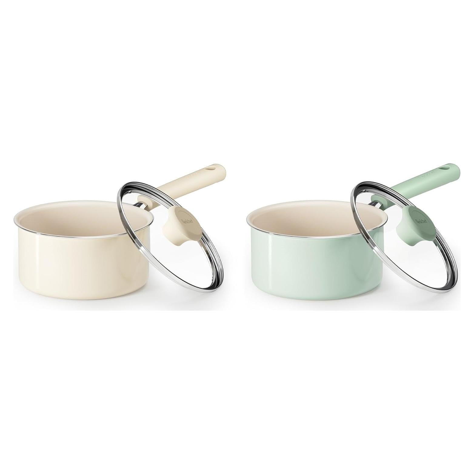 Cacerola Antiadherente Cerámica Redchef 1.42L con Tapa