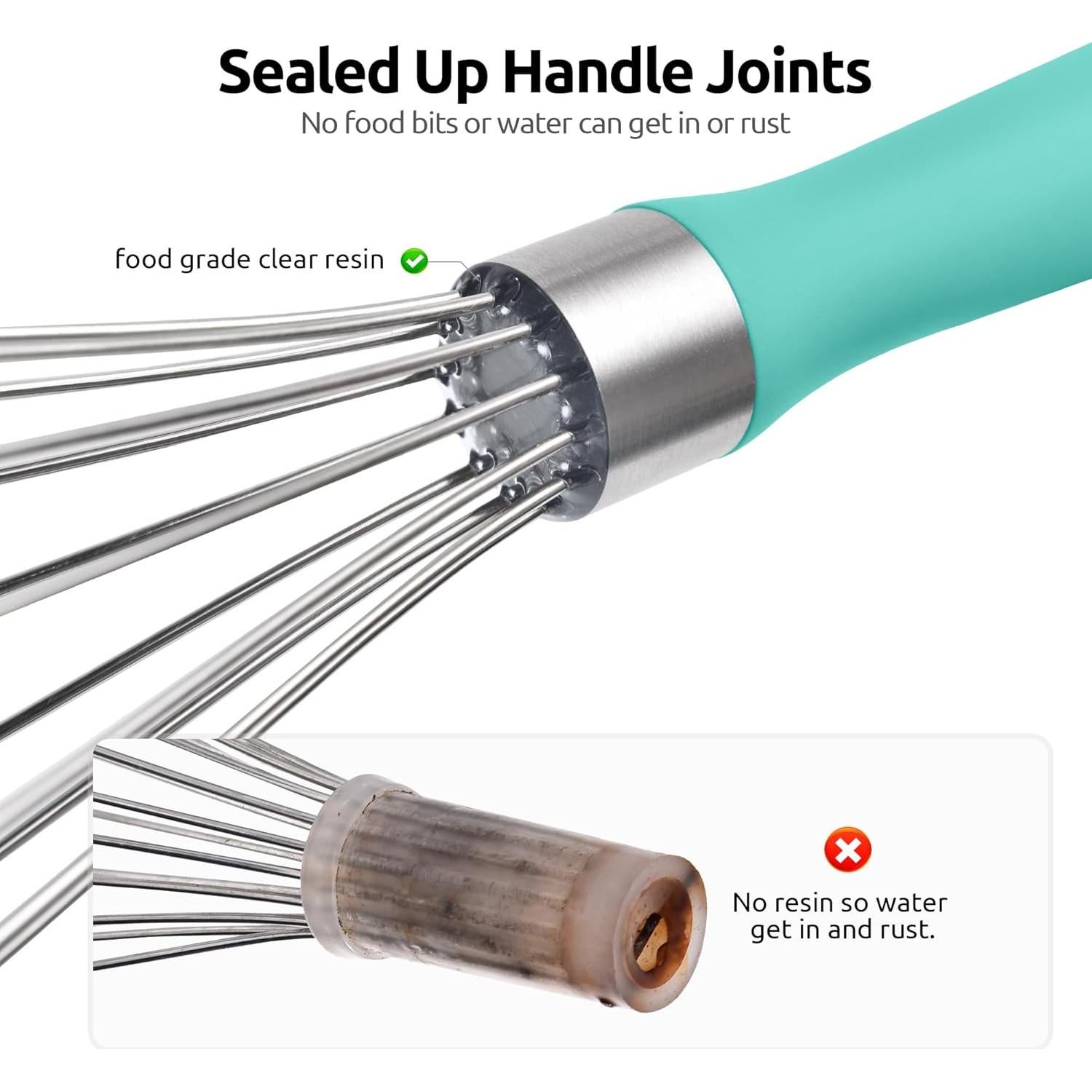 Batidor de Huevos U-Taste Pequeño 23 cm Acero Inoxidable