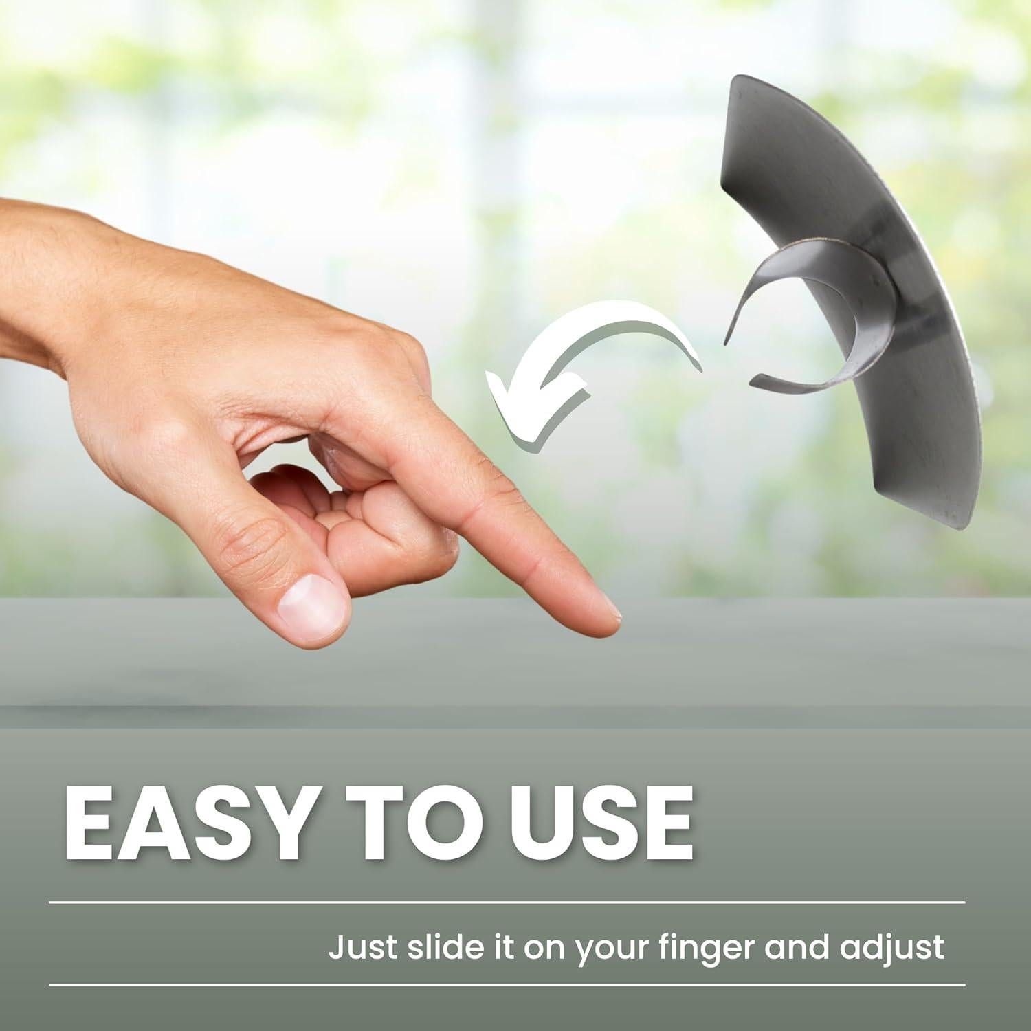 Protectores de Dedos de Acero Inoxidable Gadgetime - Ajustables y Antioxidantes