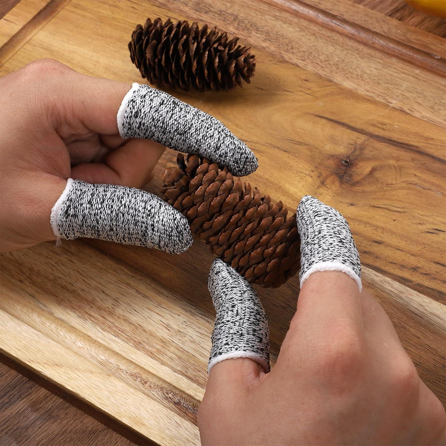 20 Protectores de Dedos Cortantes BOHUIZ Reutilizables Antideslizantes