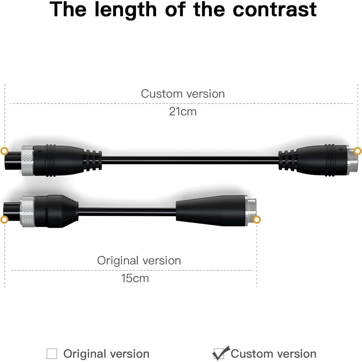 Cable de Extensión de Energía Stio para Ninebot Gokart 21cm