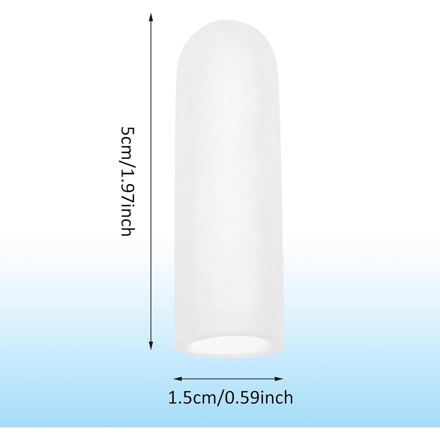 Fundas de Gel para Dedos WY LIGHTING, 10 Piezas, Transparente