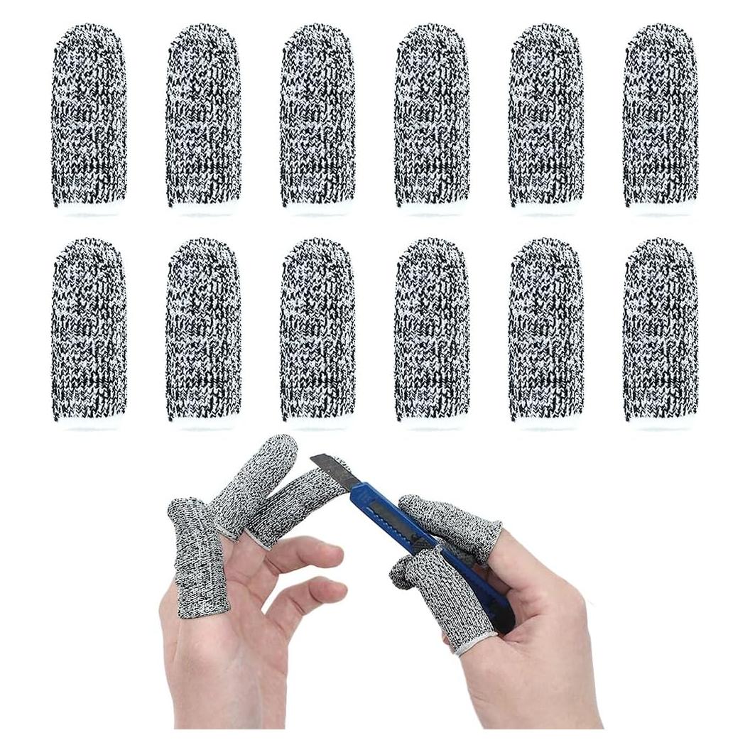 Protectores de Dedos Reutilizables Hokilands - 12 Piezas, Resistencia 5 Niveles