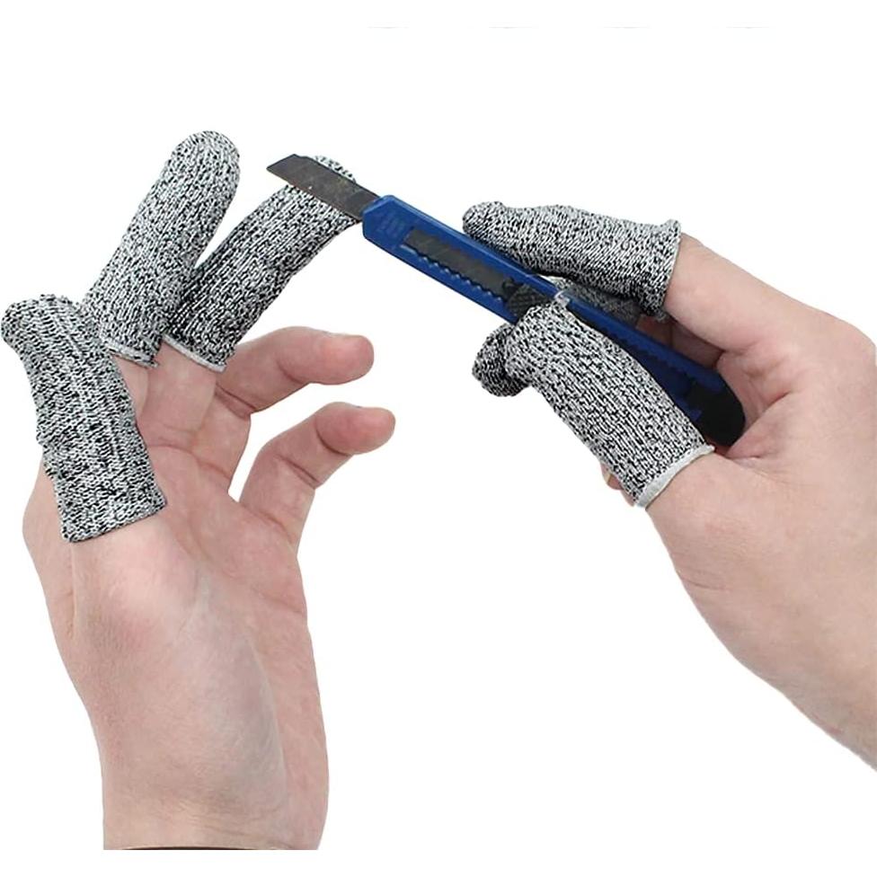 Protectores de Dedos Reutilizables Hokilands - 12 Piezas, Resistencia 5 Niveles