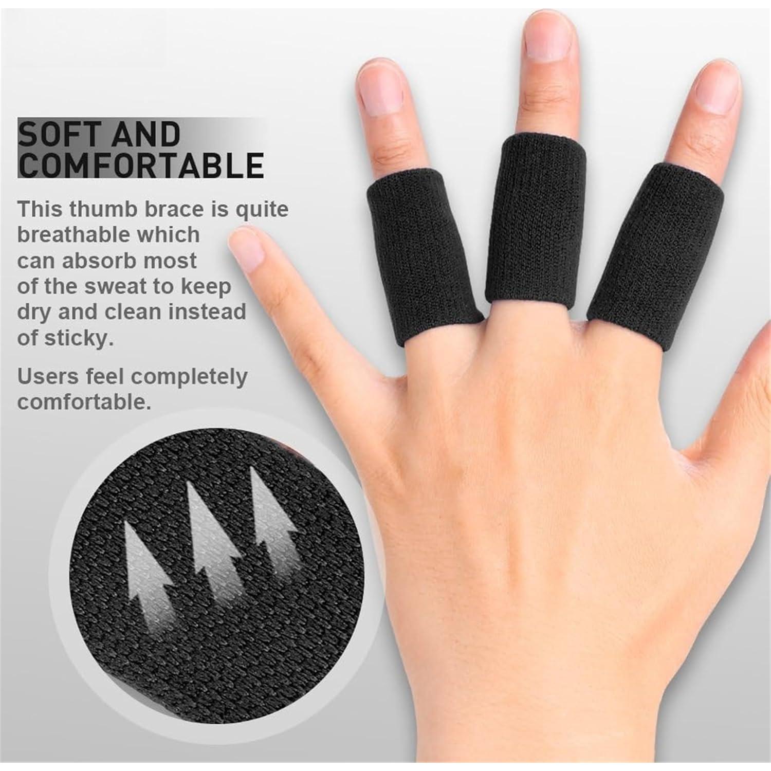 Mangas para Dedos YjiangxinW - Férula Pulgar Compresión 5 Unidades