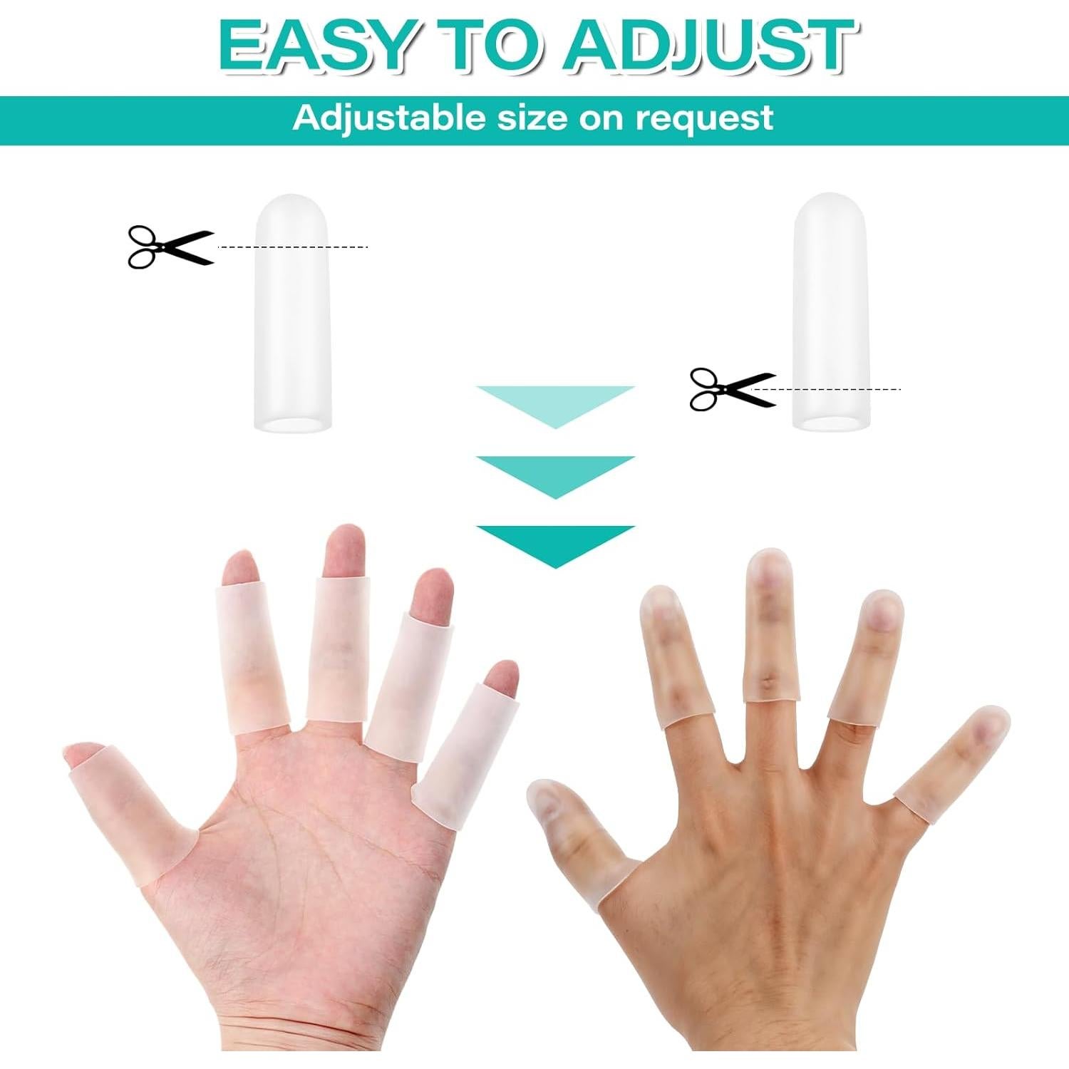 Cubiertas de Dedos de Gel InnoHHustle - 20 Pcs Protectores