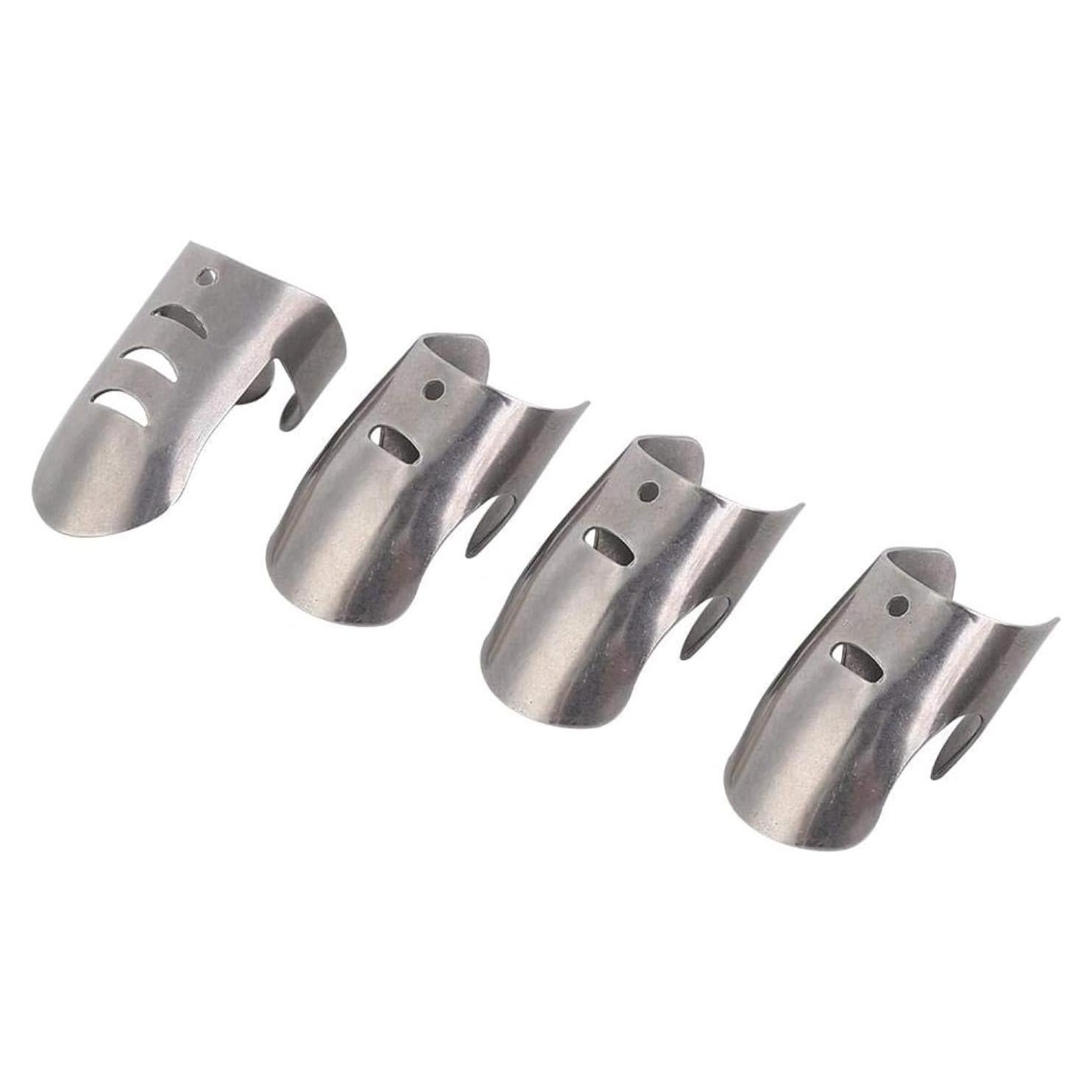 Protector de Dedos Yosooo Acero Inoxidable 4 Pcs Cocina