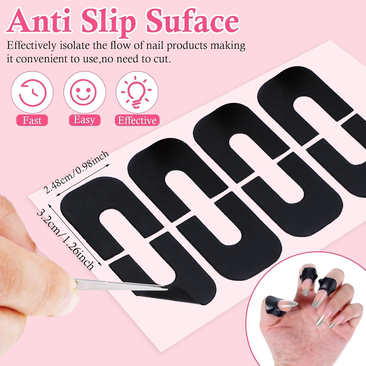 150 Protectores de Esmalte de Uñas Classicseali - Negro