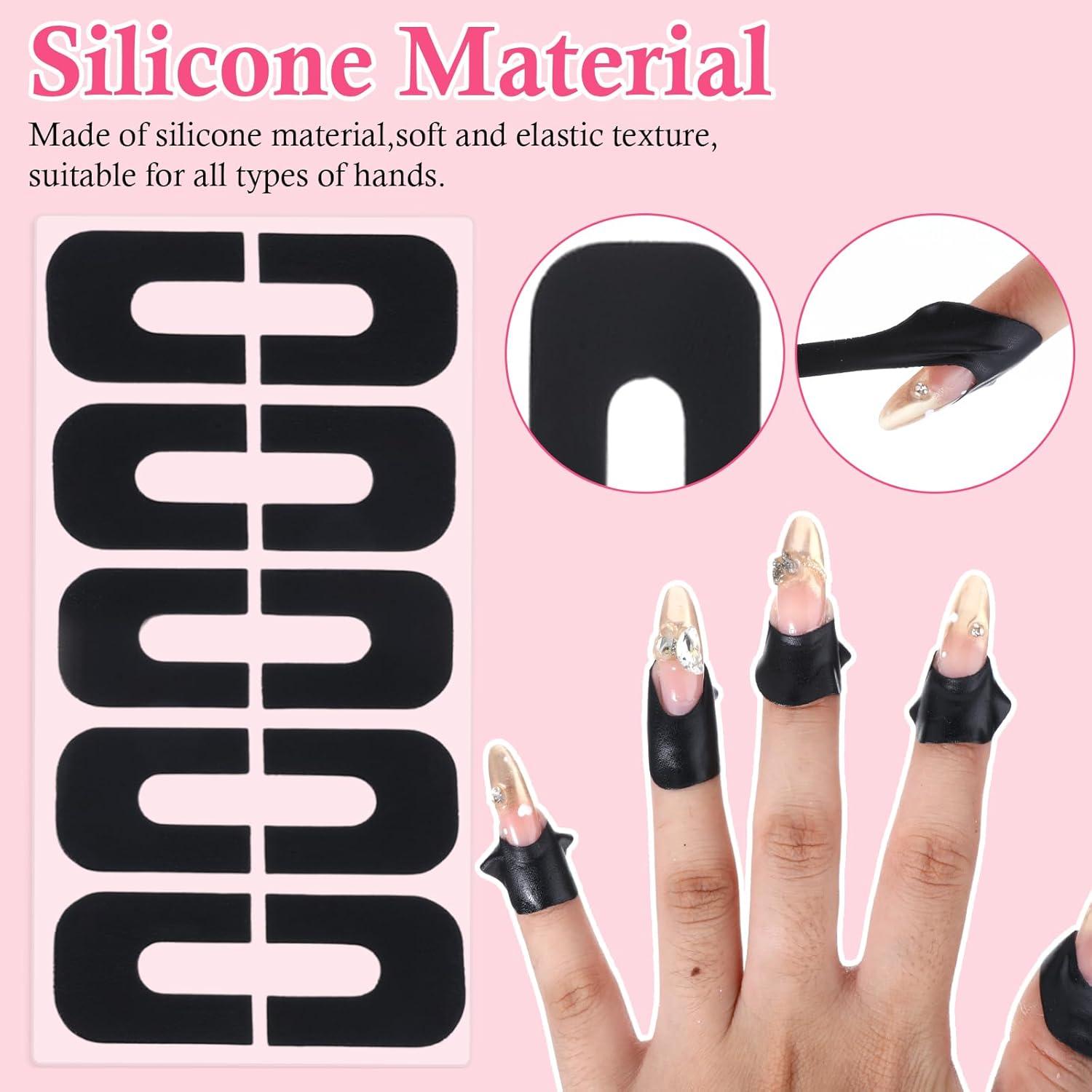 150 Protectores de Esmalte de Uñas Classicseali - Negro