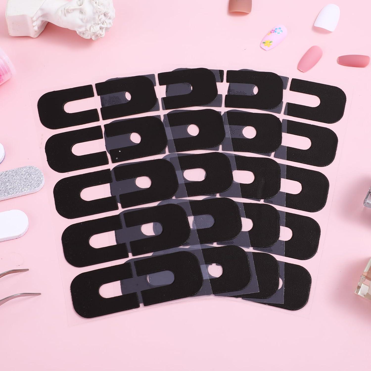 150 Protectores de Esmalte de Uñas Classicseali - Negro