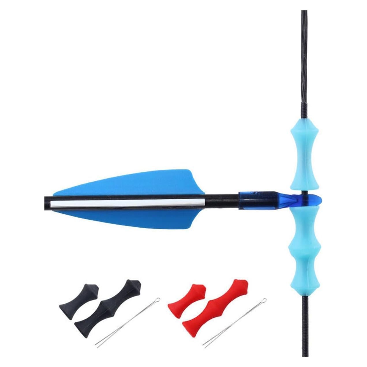 3 Protectores de Dedos para Cuerda de Arco CHENGSHIZI Goma