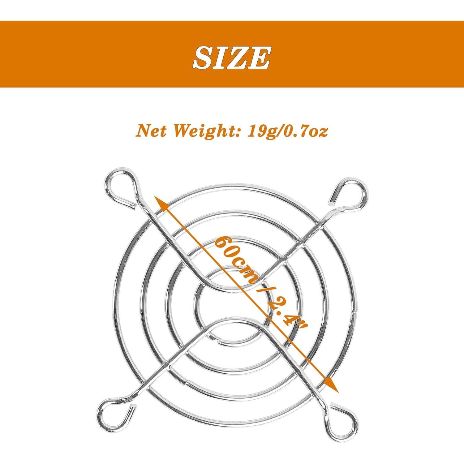 Rejilla de Metal para Ventilador 60mm uxcell - 2 Pcs