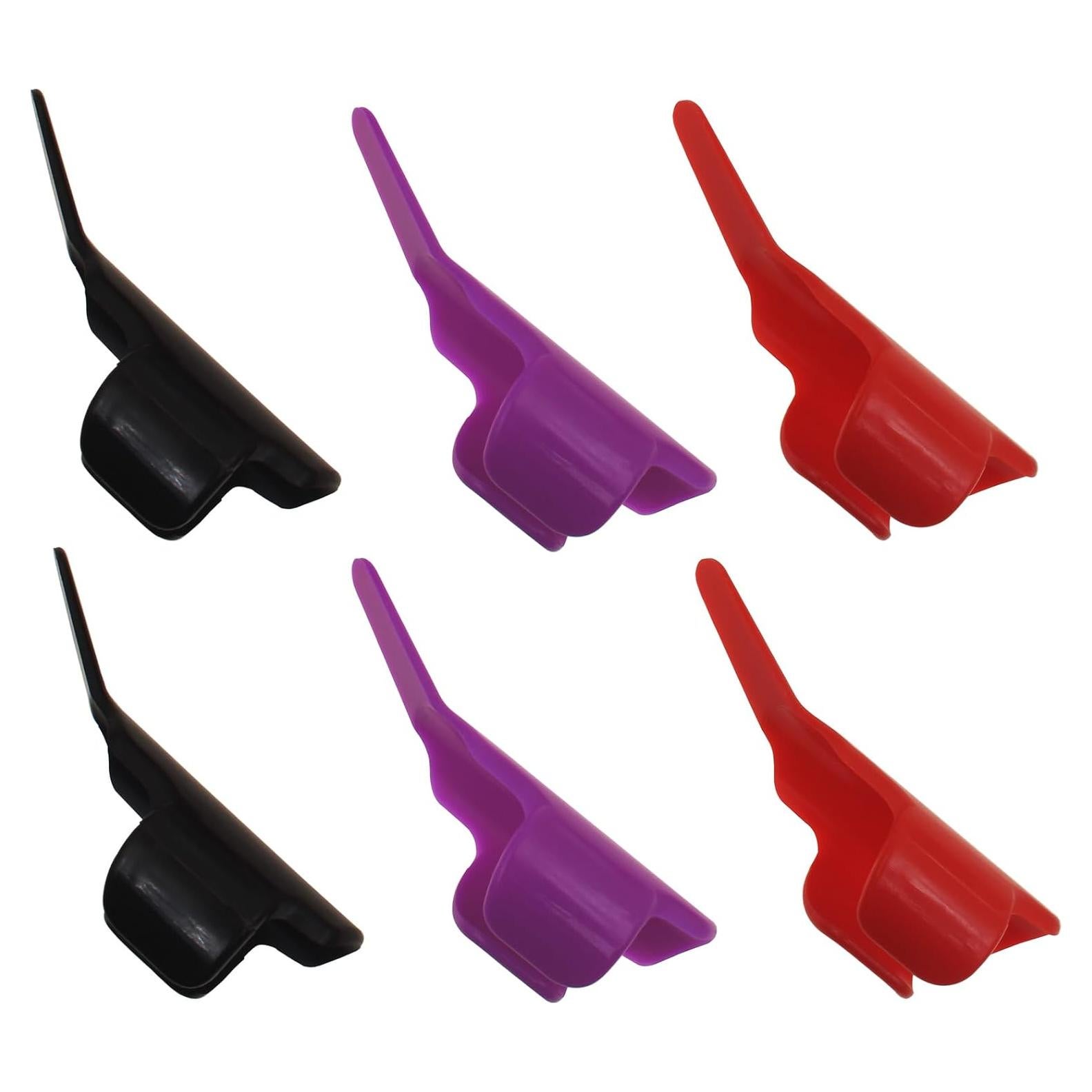 Empujadores de Dedo de Costura LBTODH 6 Piezas Plástico