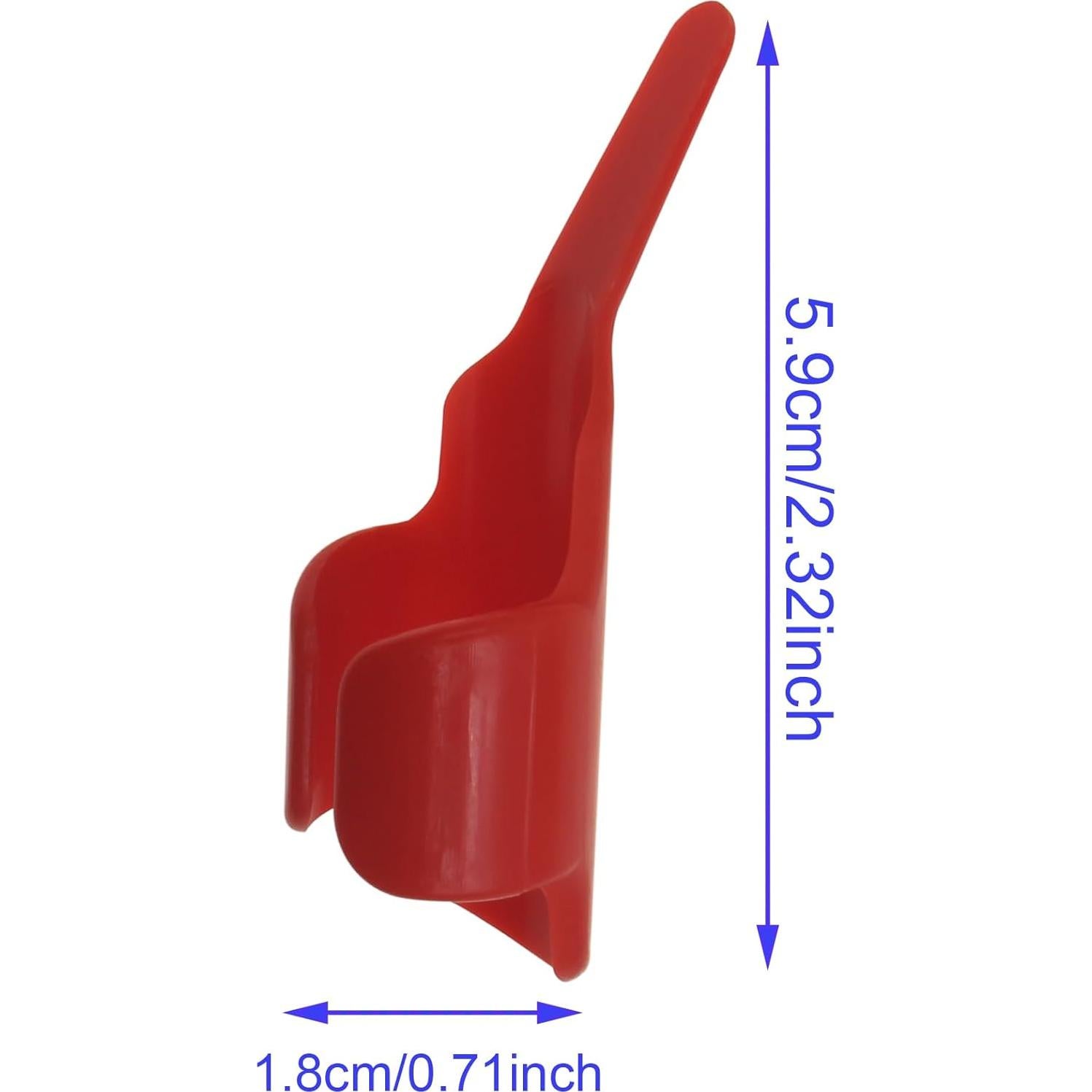Empujadores de Dedo de Costura LBTODH 6 Piezas Plástico