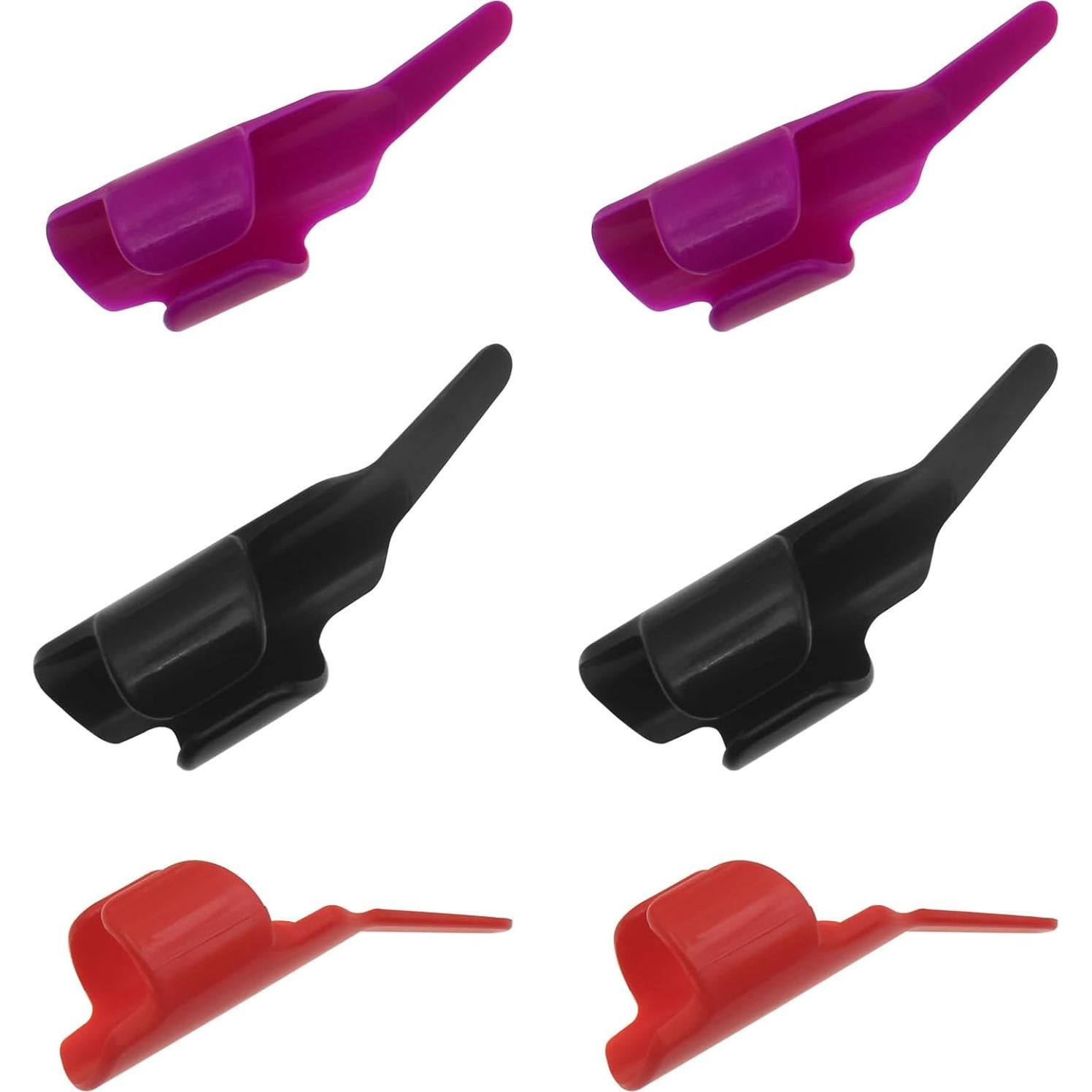 Empujadores de Dedo de Costura LBTODH 6 Piezas Plástico