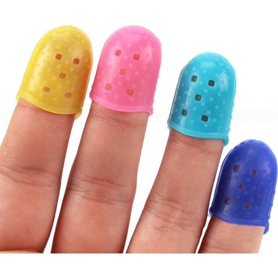 Protectores de Dedos de Silicona EXCEART para Guitarra y Ukelele