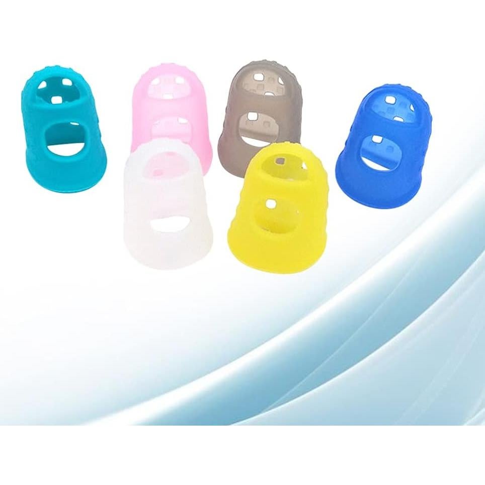 Protectores de Dedos de Silicona EXCEART para Guitarra y Ukelele