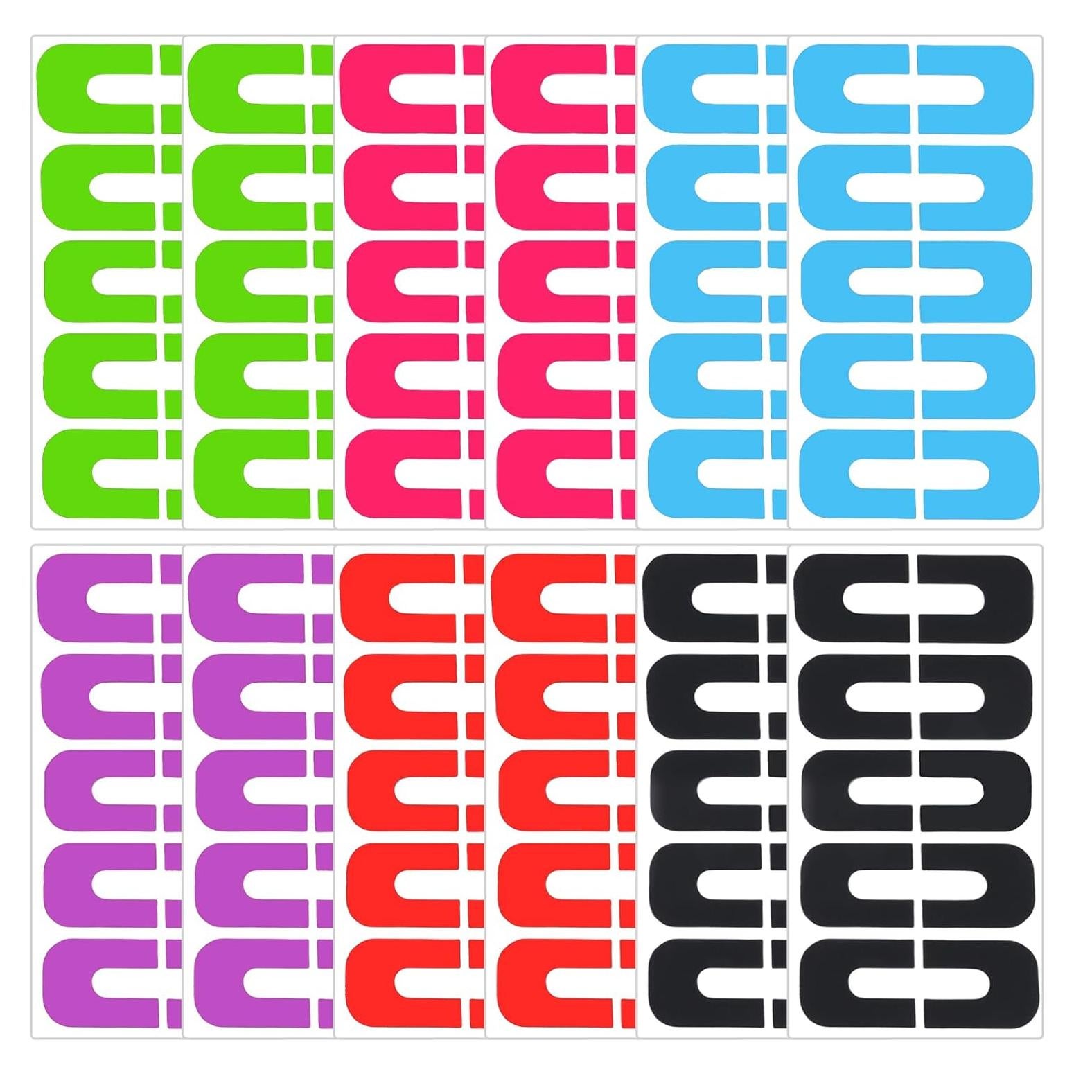 120 Protectores de Esmalte de Uñas Classicseali - 6 Colores